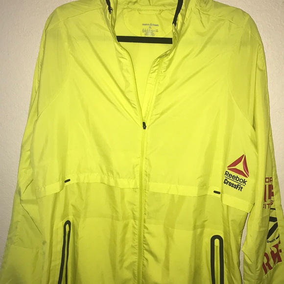 Reebok Other - Neon Zip Up Reebok Cross Fit Windbreaker Jack